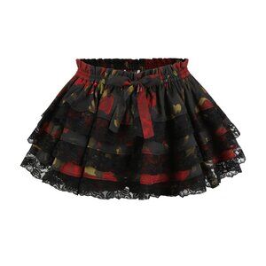 Selkie Eden Cupid Bloomers Dark Floral Cotton Shorts NWT